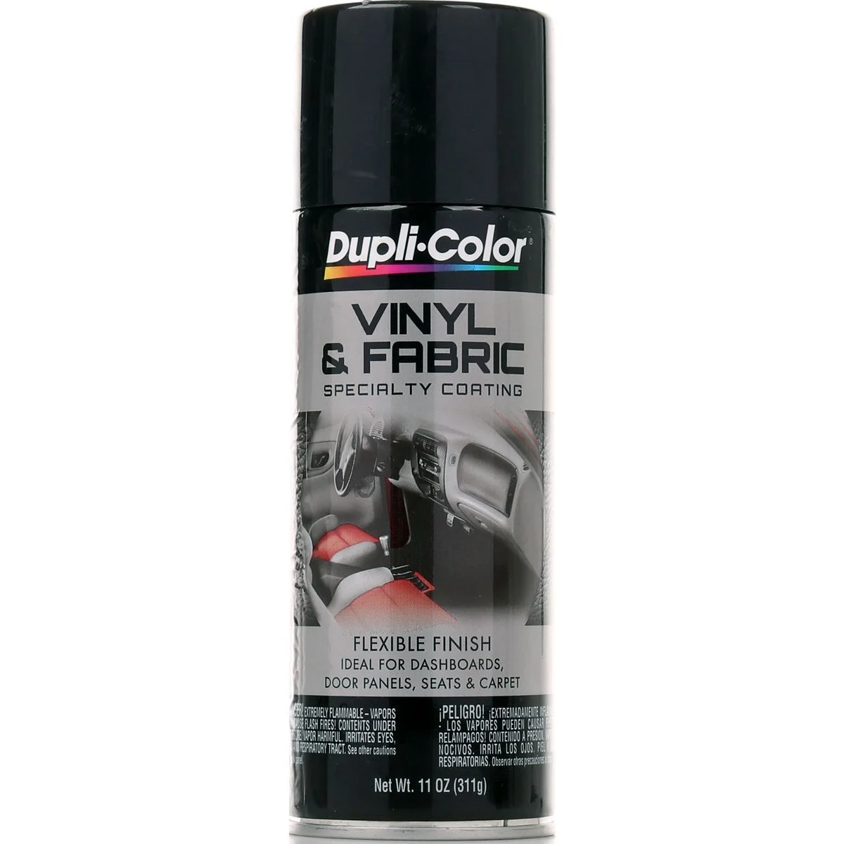 Dupli-Color Vinyl & Fabric Paint Gloss Black 311g 