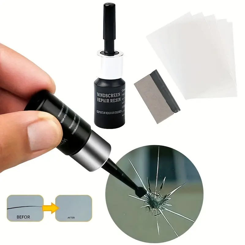 Window Glass Cracked Scratch Repair Kit